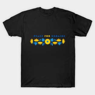 peace for ukraine T-Shirt